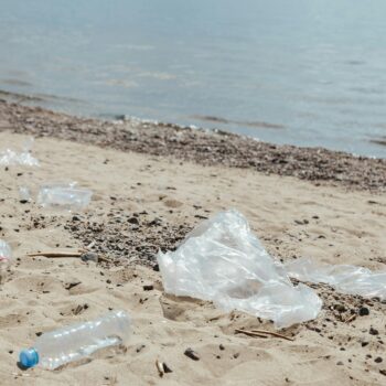 TAK—dla dobrych wspomnień. NIE—dla plastikowych odpadów. Na plaży zostawmy tylko ślady naszych stóp.