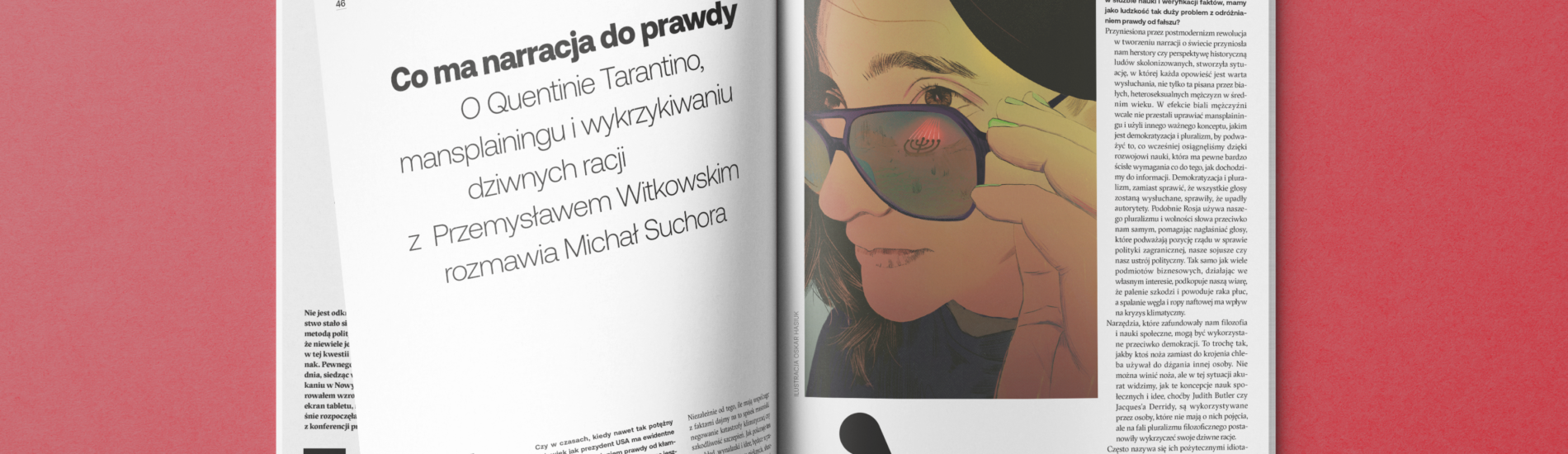 Co ma narracja do prawdy. O Quentinie Tarantino, mansplainingu i wykrzykiwaniu dziwnych racji. Z Przemysławem Witkowskim rozmawia Michał Suchora