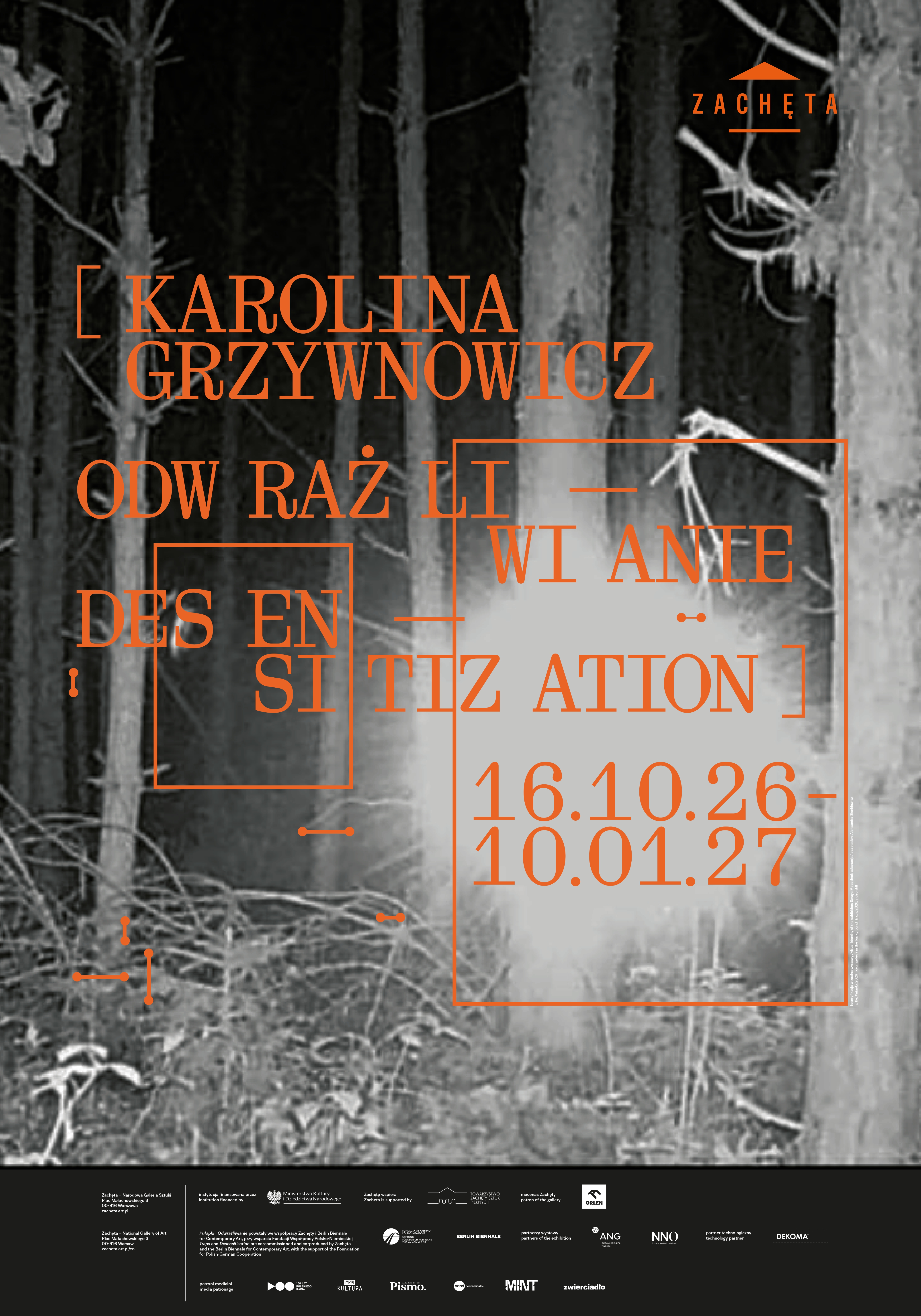 Sztuka, ciało i odpowiedzialność. Zostaliśmy partnerem wystawy Karoliny Grzywnowicz „Odwrażliwianie”, którą można oglądać w Zachęcie do 10 stycznia 2027 r.